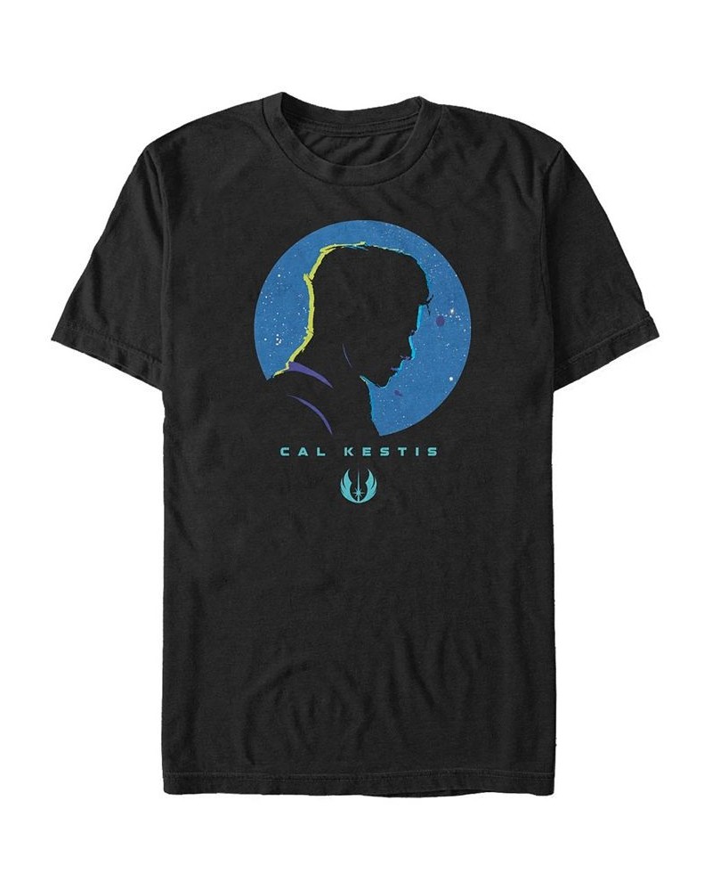 Star Wars Men's Jedi Fallen Order Cal Kestis Silhouette T-shirt Black $19.24 T-Shirts