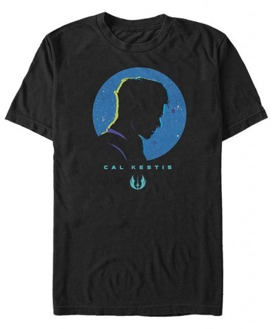 Star Wars Men's Jedi Fallen Order Cal Kestis Silhouette T-shirt Black $19.24 T-Shirts