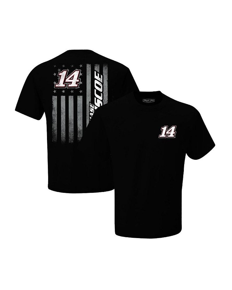 Men's Black Chase Briscoe Exclusive Tonal Flag T-shirt $15.58 T-Shirts