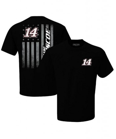 Men's Black Chase Briscoe Exclusive Tonal Flag T-shirt $15.58 T-Shirts