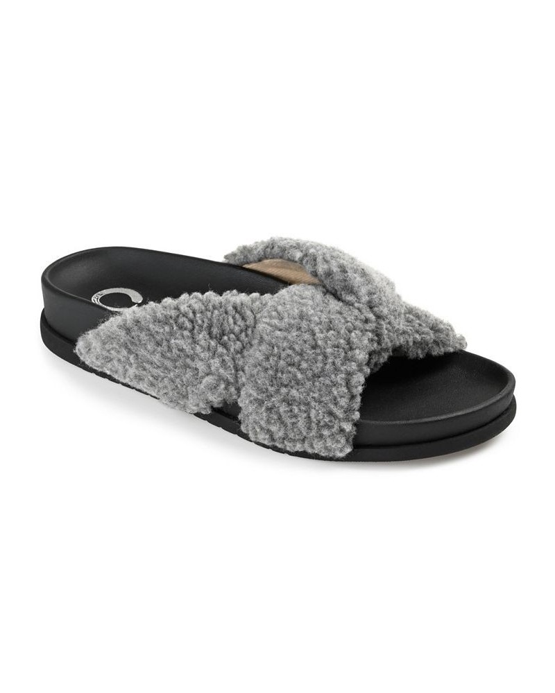 Women's Dalynnda Slippers Gray $31.50 Shoes