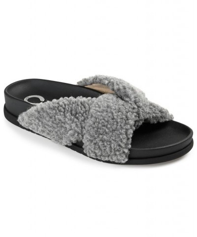 Women's Dalynnda Slippers Gray $31.50 Shoes