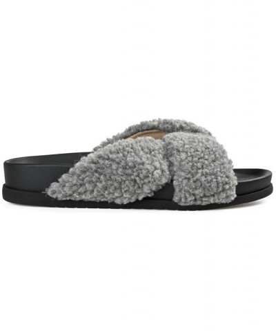 Women's Dalynnda Slippers Gray $31.50 Shoes