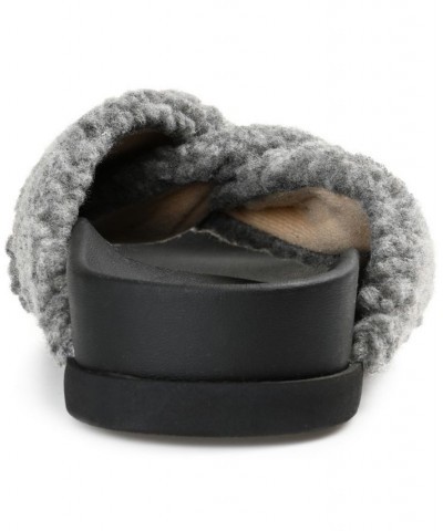 Women's Dalynnda Slippers Gray $31.50 Shoes