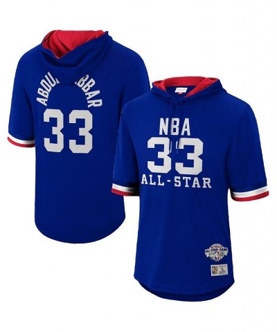 Men's Kareem Abdul-Jabbar Royal Western Conference 1985 All-Star Game Name and Number Short Sleeve Hoodie $44.16 T-Shirts