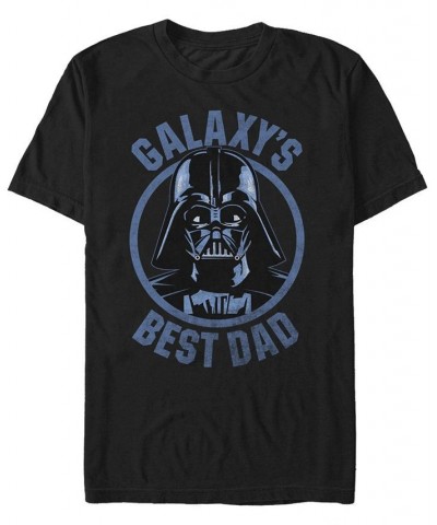 Men's Galaxy Dad Comp Short Sleeve Crew T-shirt Black $16.10 T-Shirts