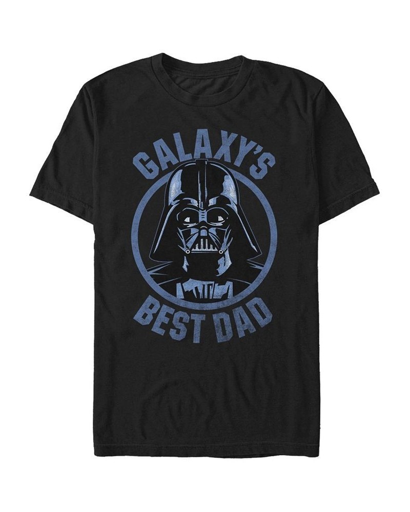 Men's Galaxy Dad Comp Short Sleeve Crew T-shirt Black $16.10 T-Shirts