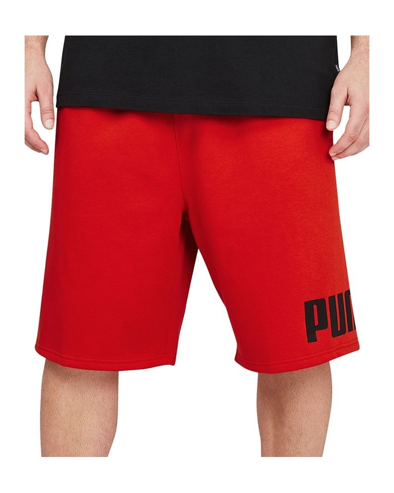 Men's Elastic Drawstring 10" Shorts High Risk Red $14.56 Shorts