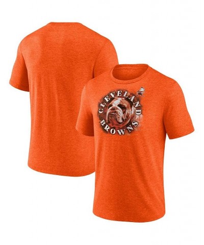 Men's Branded Heathered Orange Cleveland Browns Tri-Blend Sporting Chance T-shirt $21.60 T-Shirts