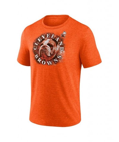 Men's Branded Heathered Orange Cleveland Browns Tri-Blend Sporting Chance T-shirt $21.60 T-Shirts