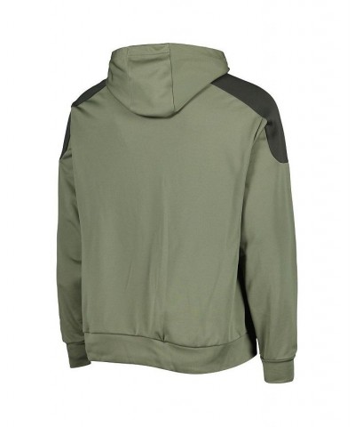 Men's Olive Toronto Maple Leafs Military-Inspired Appreciation Primegreen Pullover Hoodie $44.10 Sweatshirt