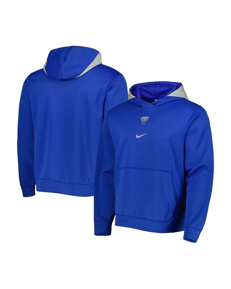 Men's Royal Pitt Panthers Spotlight Performance Pullover Hoodie $37.40 Sweatshirt