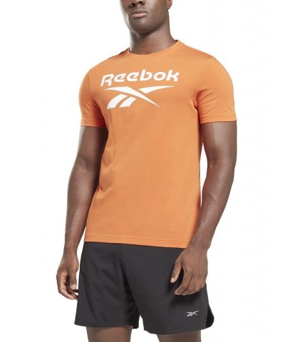 Men's Slim-Fit Identity Big Logo Short-Sleeve T-Shirt Burnt Orange $11.28 T-Shirts