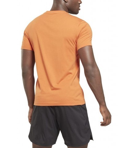 Men's Slim-Fit Identity Big Logo Short-Sleeve T-Shirt Burnt Orange $11.28 T-Shirts