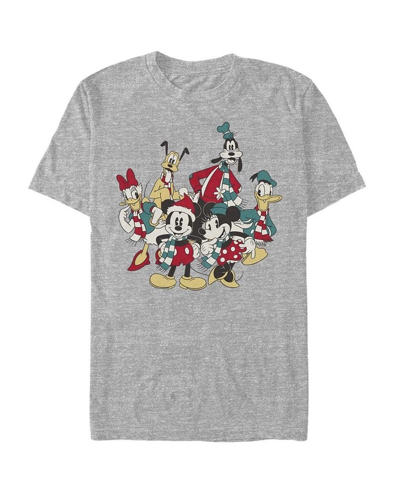 Men's Holiday Group Short Sleeve T-Shirt Gray $15.75 T-Shirts