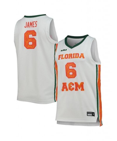 Men's x LeBron James White Florida A&M Rattlers Replica Basketball Jersey $31.57 Jersey