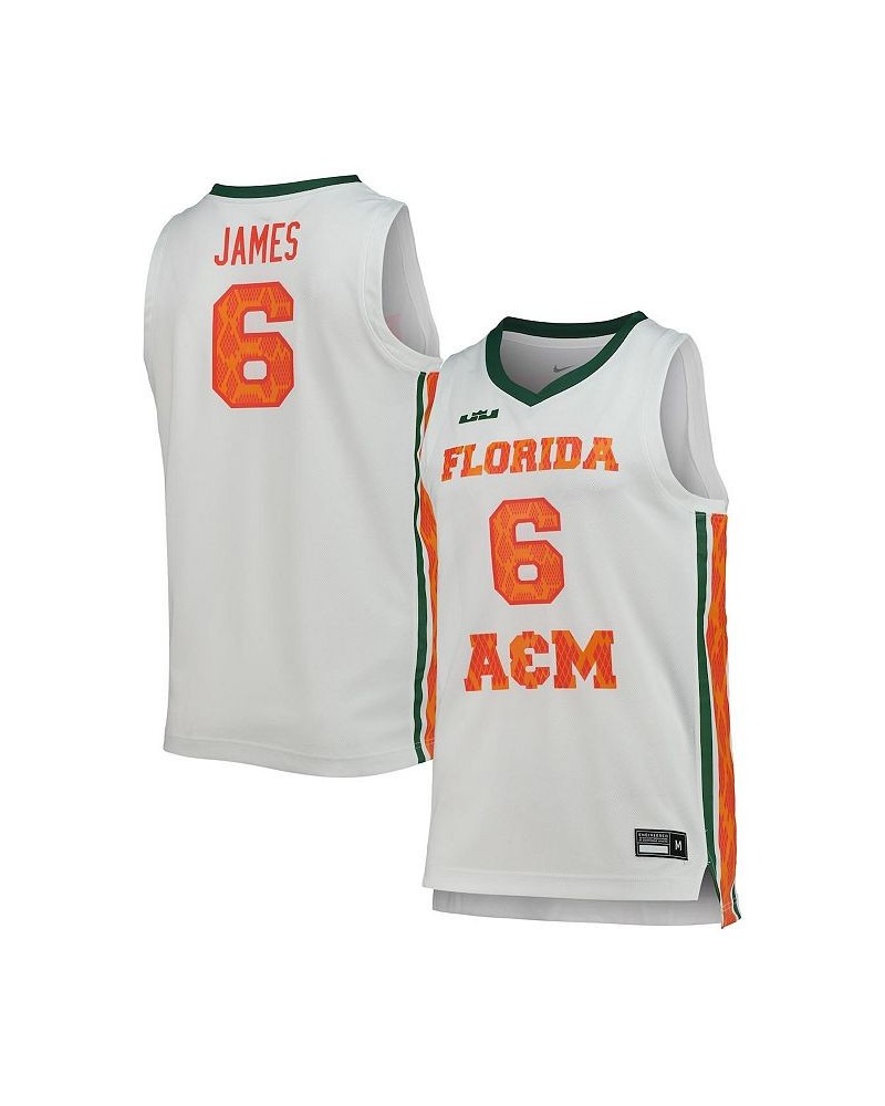 Men's x LeBron James White Florida A&M Rattlers Replica Basketball Jersey $31.57 Jersey