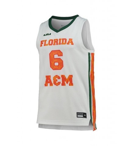 Men's x LeBron James White Florida A&M Rattlers Replica Basketball Jersey $31.57 Jersey