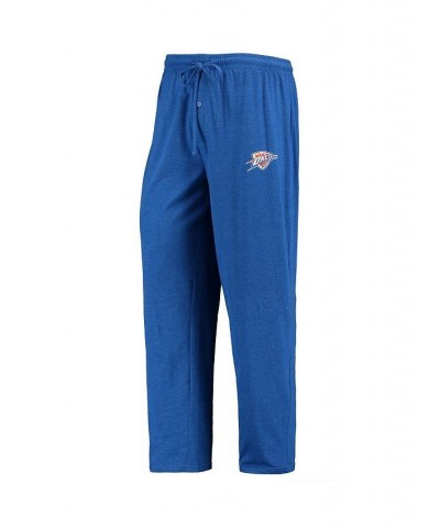 Men's Blue, Orange Oklahoma City Thunder Long Sleeve T-Shirt & Pants Sleep Set $23.65 Pajama