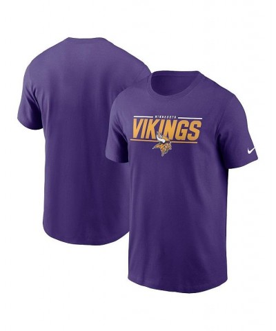 Men's Purple Minnesota Vikings Muscle T-shirt $18.45 T-Shirts