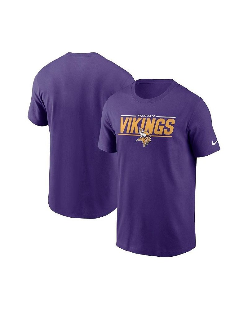 Men's Purple Minnesota Vikings Muscle T-shirt $18.45 T-Shirts