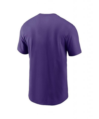 Men's Purple Minnesota Vikings Muscle T-shirt $18.45 T-Shirts