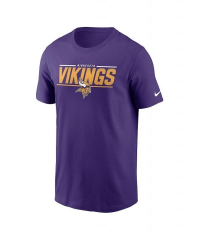 Men's Purple Minnesota Vikings Muscle T-shirt $18.45 T-Shirts