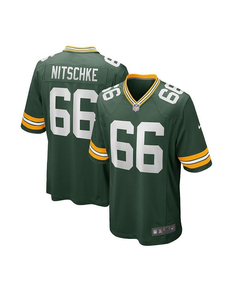 Men's Ray Nitschke Green Green Bay Packers Game Retired Player Jersey $41.73 Jersey