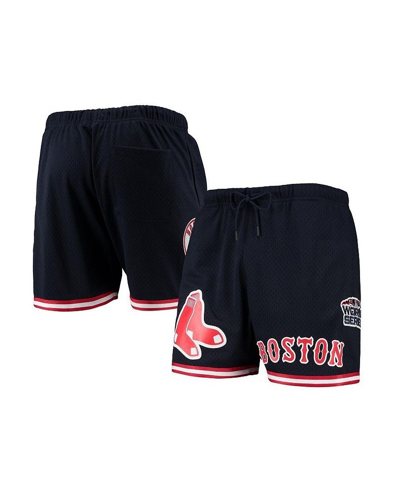 Men's Navy Boston Red Sox 2018 World Series Mesh Shorts $40.70 Shorts