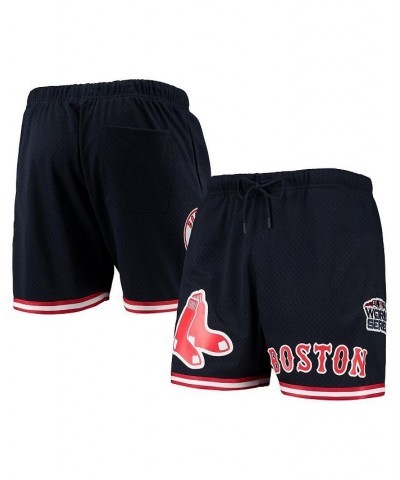 Men's Navy Boston Red Sox 2018 World Series Mesh Shorts $40.70 Shorts