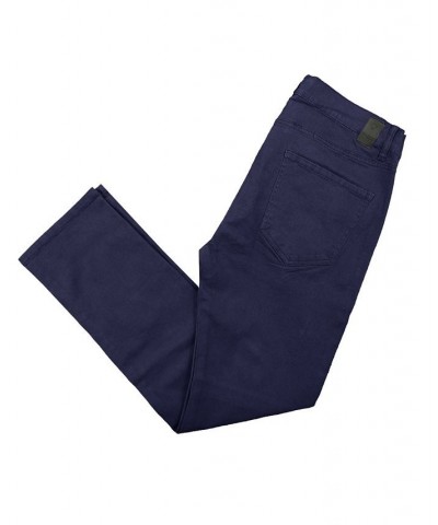 Men's 5-Pocket Ultra-Stretch Skinny Fit Chino Pants Blue $28.32 Pants