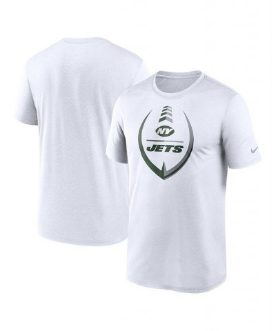 Men's White New York Jets Icon Legend Performance T-shirt $23.19 T-Shirts