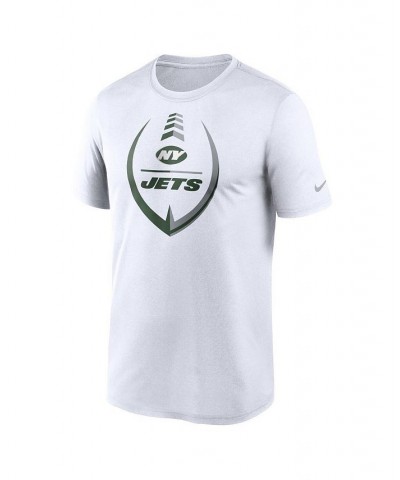 Men's White New York Jets Icon Legend Performance T-shirt $23.19 T-Shirts