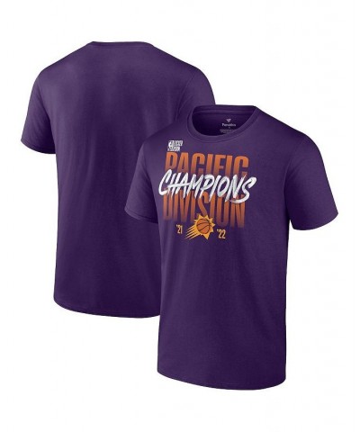 Men's Purple Phoenix Suns 2022 Pacific Division Champions Locker Room T-shirt $16.40 T-Shirts