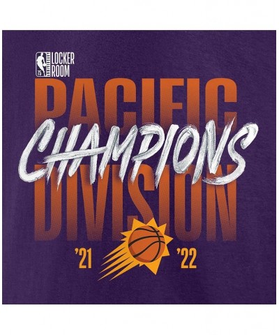 Men's Purple Phoenix Suns 2022 Pacific Division Champions Locker Room T-shirt $16.40 T-Shirts