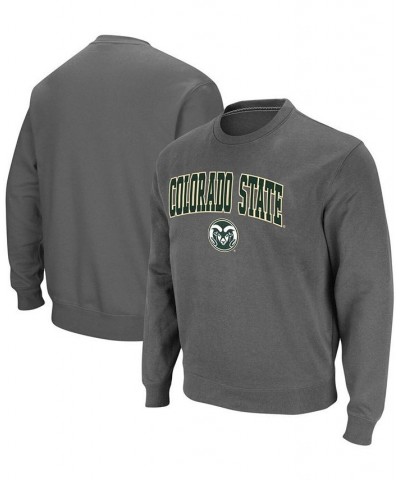 Men's Big and Tall Charcoal Colorado State Rams Arch Logo Tackle Twill Pullover Sweatshirt $23.50 Sweatshirt