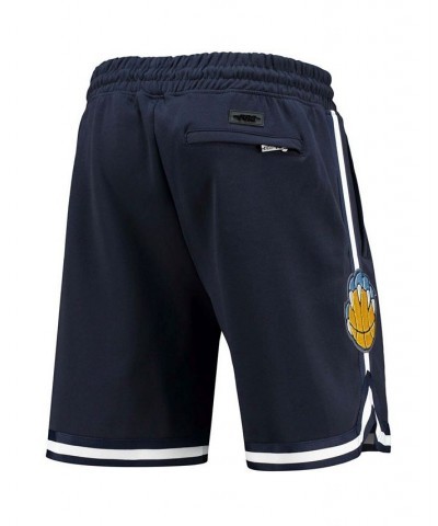 Men's Navy Memphis Grizzlies Chenille Shorts $51.60 Shorts