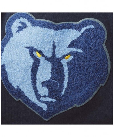 Men's Navy Memphis Grizzlies Chenille Shorts $51.60 Shorts