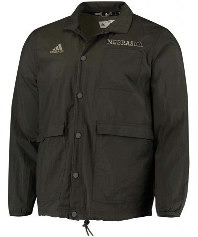 Men's Olive Nebraska Huskers Salute To Service Full-Snap Jacket $35.63 Jackets