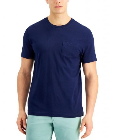 Men's Solid Pocket T-Shirt PD03 $10.19 T-Shirts