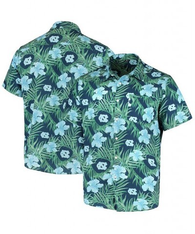 Men's Carolina Blue North Carolina Tar Heels Floral Button-Up Shirt $39.74 Shirts