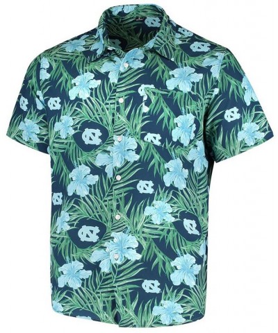 Men's Carolina Blue North Carolina Tar Heels Floral Button-Up Shirt $39.74 Shirts