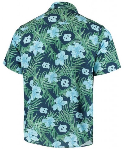 Men's Carolina Blue North Carolina Tar Heels Floral Button-Up Shirt $39.74 Shirts