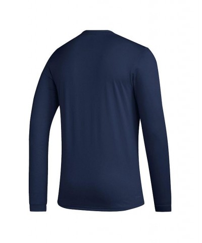 Men's Navy Nashville SC Club DNA Long Sleeve T-shirt $26.49 T-Shirts