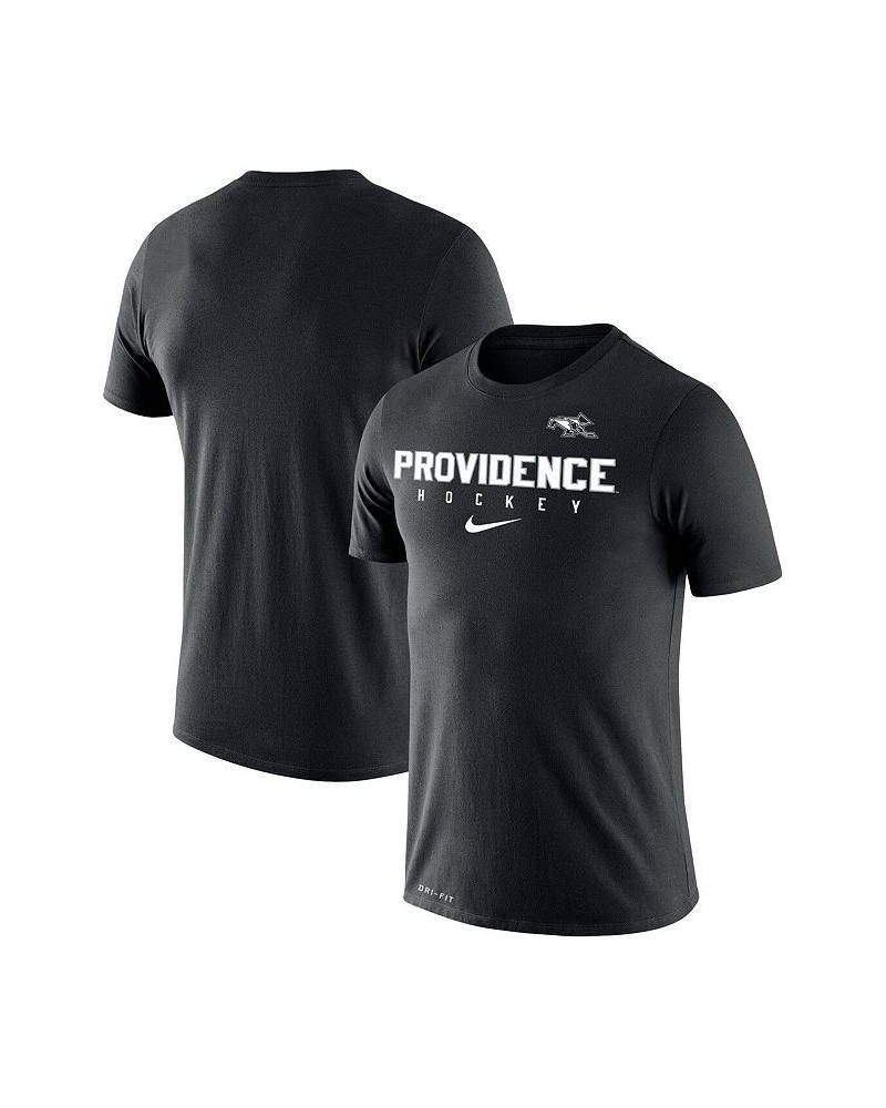 Men's Black Providence Friars Team Hockey Legend Performance T-shirt $23.00 T-Shirts