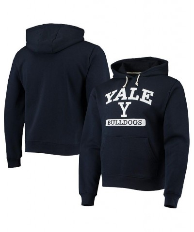 Men's Navy Yale Bulldogs Volume Up Essential Fleece Pullover Hoodie $36.75 Sweatshirt