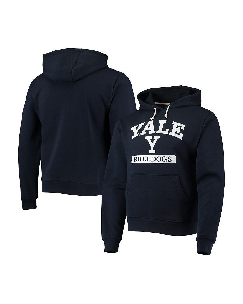 Men's Navy Yale Bulldogs Volume Up Essential Fleece Pullover Hoodie $36.75 Sweatshirt