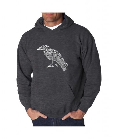 Men's Word Art Hooded Sweatshirt - The Raven Black $27.00 Sweatshirt