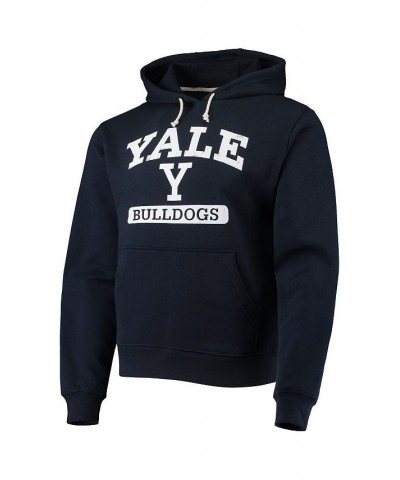 Men's Navy Yale Bulldogs Volume Up Essential Fleece Pullover Hoodie $36.75 Sweatshirt