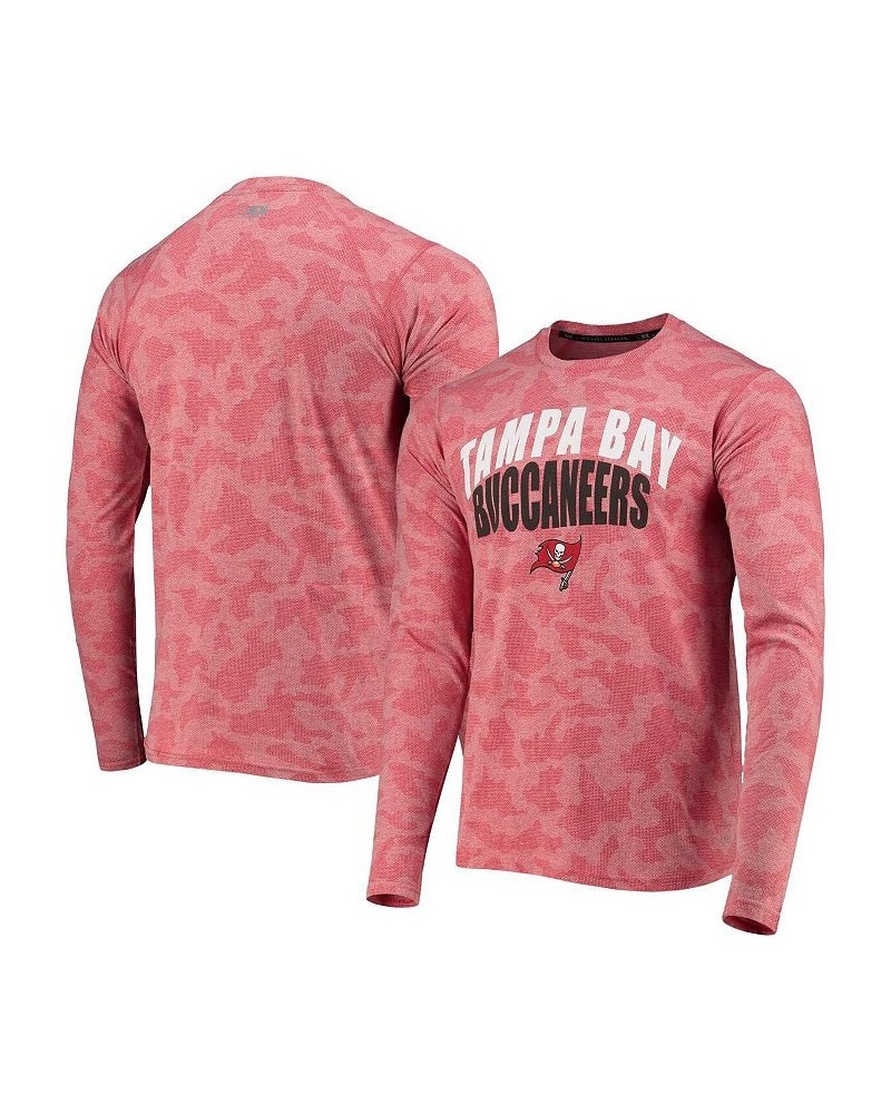 Men's Red Tampa Bay Buccaneers Camo Long Sleeve T-shirt $37.79 T-Shirts